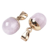 20Pcs Electroplate Gemstone Charms for DIY Necklace Making