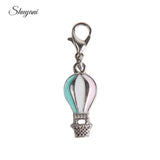 20Pcs Hot Air Balloon Charms Pendant for DIY Jewelry