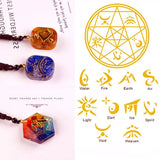 20Pcs Sacred Geometric Copper Orgonite Sticker DIY Energy Tower Pyramid Material