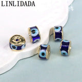 20Pcs Colorful Eye Lampwork Glass Beads for DIY Jewelry Making