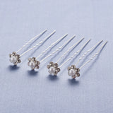 20Pcs Bridal Pearl Crystal Rhinestone Hair Pins Bridesmaid Hair Accessories