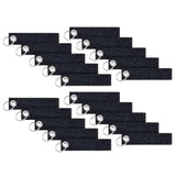20Pcs Felt Key Rings with Blank Tag Stainless Steel Ring Make Your Own Keychain