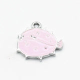 20Pcs Fish Charms Enamel Pendants for Jewelry Making