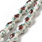 20Pcs Fish Porcelain Beads for Bracelet Necklace Crafts