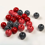 20Pcs Halloween Spider Web Wooden Beads DIY Decorations Crafts