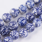 20Pcs Porcelain Beads Chinese Ceramic Spacer for Bracelet DIY Jewelry Making