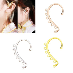 20Pcs Ear Cuff Wrap Tassel Drop Earrings DIY Ear Crawler Earrings