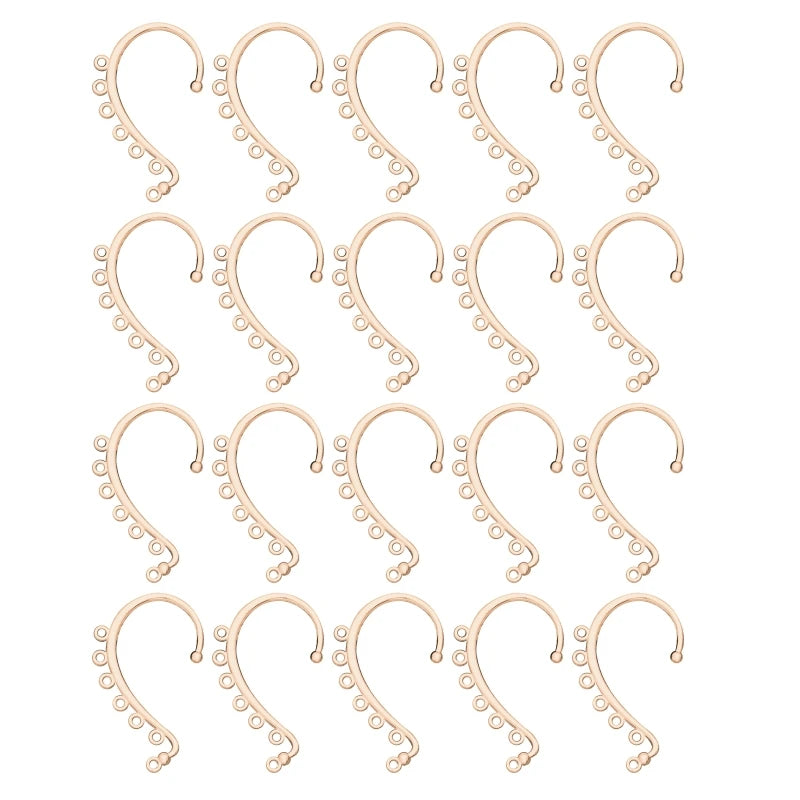 20Pcs Ear Cuff Wrap Tassel Drop Earrings DIY Ear Crawler Earrings