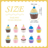 20Pcs Dessert Charms Cup Cake Pendants for Jewelry Making DIY