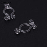 20Pcs Clip-on Earring Converters for Non Pierced Ears