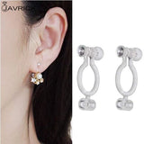 20Pcs Clip-on Earring Converters for Non Pierced Ears