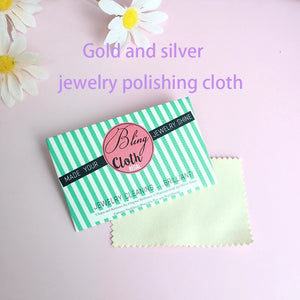 20Pcs Jewelry Polishing Cloth Silver Necklace Oxidation Polishing Tool