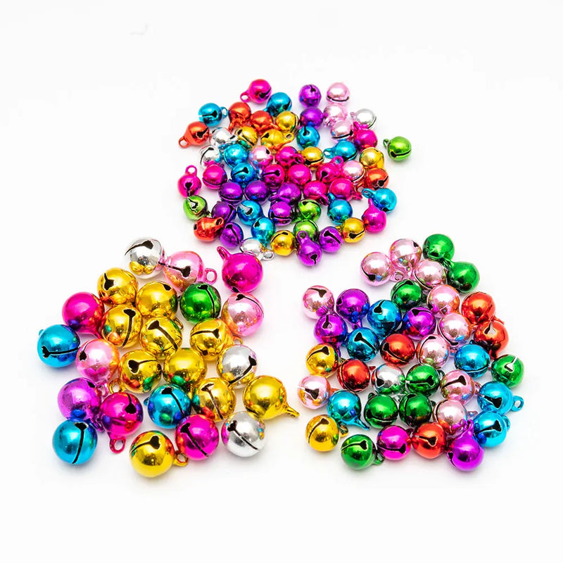 20Pcs Jingle Bells Aluminum Loose Beads for Christmas Tree Decoration/DIY Crafts