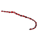 20pcs Red Ladybug Lampwork Glass Spacer Beads 15x10mm
