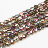 20Pcs 12mm Czech Glass Faceted Beads Square Shape for DIY Crystal Jewelry