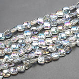20Pcs 12mm Czech Glass Faceted Beads Square Shape for DIY Crystal Jewelry