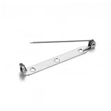 20Pcs 14-35mm Stainless Steel Safety Pins Brooch Clip Base DIY Jewelry Making