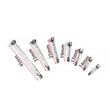 20Pcs 14-35mm Stainless Steel Safety Pins Brooch Clip Base DIY Jewelry Making
