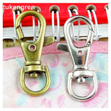 20Pcs Antique Bronze K Lobster Clasps Key Hook Keychain DIY Jewelry Accessories