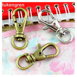 20Pcs Antique Bronze K Lobster Clasps Key Hook Keychain DIY Jewelry Accessories