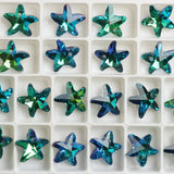 20Pcs/Lot Crystal Heart Pendant 14mm Charms Glass Beads For Jewelry Making