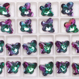 20Pcs/Lot Crystal Heart Pendant 14mm Charms Glass Beads For Jewelry Making