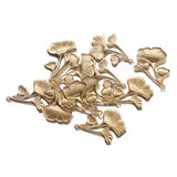 20Pcs Brass Ginkgo Leaf Charms Pendants Diy Jewelry Findings