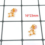 20Pcs Cats And Mouse Enamel Charms For Jewelry Making DIY Craft