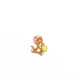 20Pcs Cats And Mouse Enamel Charms For Jewelry Making DIY Craft