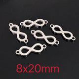 20Pcs Butterfly Charms Stainless Steel For DIY Jewelry