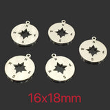 20Pcs Butterfly Charms Stainless Steel For DIY Jewelry