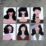 20Pcs/Lot Earrings Necklace Display Cards Jewelry Packaging Hang Tag 6x8cm