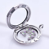 Enamel Animal Dragonfly Butterfly Floating Charms for Women Locket Necklaces