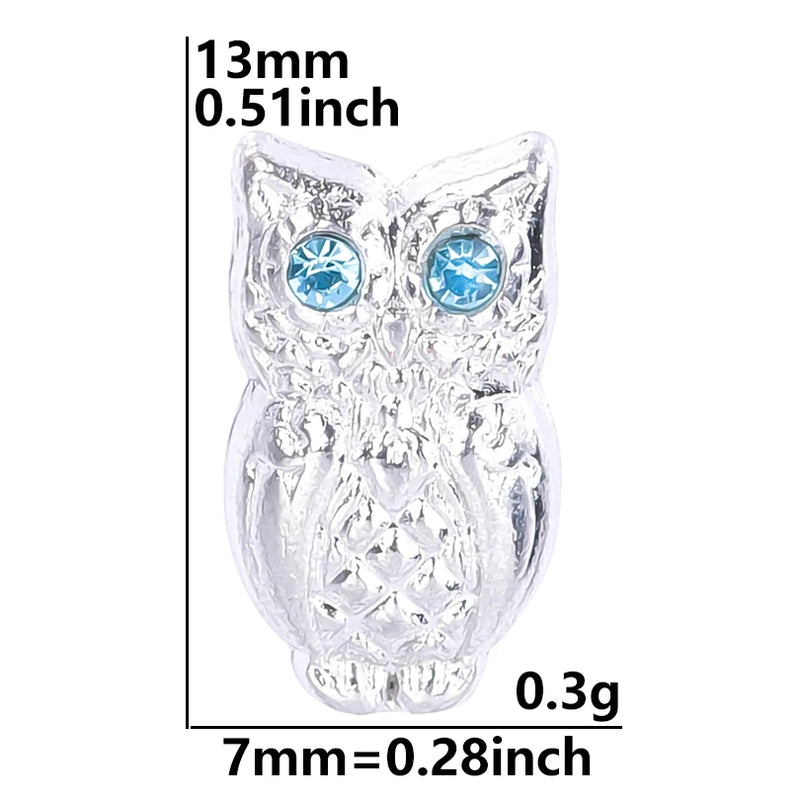 Enamel Animal Dragonfly Butterfly Floating Charms for Women Locket Necklaces