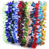 20Pcs Green Crystal Teardrop Beads 8X20MM DIY Necklace Making Charms Jewelry