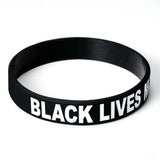 20Pcs BLM Wristband Bracelet Rubber Bangles for Men Women