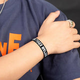 20Pcs BLM Wristband Bracelet Rubber Bangles for Men Women
