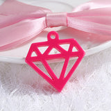 20pcs Flatback Star Resin Crafts for Necklace Pendant Keychain DIY