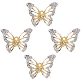 20Pcs Filigree Butterfly Charms Pendant For Jewelry Making