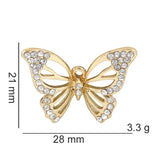 20Pcs Filigree Butterfly Charms Pendant For Jewelry Making