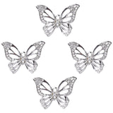 20Pcs Filigree Butterfly Charms Pendant For Jewelry Making