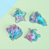 20Pcs Ocean Series Resin Charms for Earrings DIY Jewelry Making