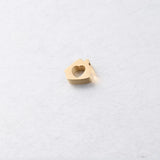 20Pcs Stainless Steel Heart House Beads for Jewelry Making