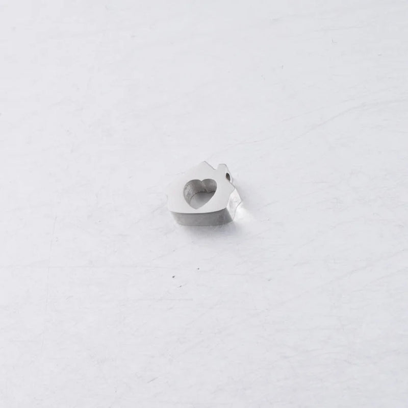 20Pcs Stainless Steel Heart House Beads for Jewelry Making