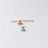20Pcs Stainless Steel Heart House Beads for Jewelry Making
