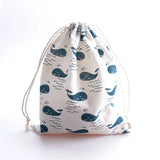20Pcs Linen Cotton Bags 19x24cm Big Party Wedding Favor Muslin Gift Bags