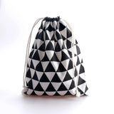 20Pcs Linen Cotton Bags 19x24cm Big Party Wedding Favor Muslin Gift Bags