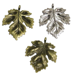 20Pcs Maple Leaf Antique Bronze Charms DIY Jewelry 41*34.5MM