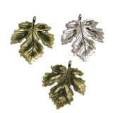 20Pcs Maple Leaf Antique Bronze Charms DIY Jewelry 41*34.5MM