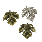 20Pcs Maple Leaf Antique Bronze Charms DIY Jewelry 41*34.5MM